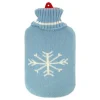 Wärmflasche Gummi 2 l mit Rollkragenpullover Bezug, 1 St