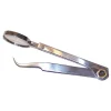Zeckenzange Zeckenpinzette verstellbar Lupe 11,5cm, 1 St