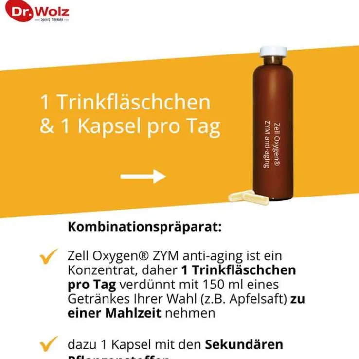 Zell Oxygen Zym Anti Aging 14 Tage Kombipackung, 1 P