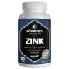 Zink 25 mg hochdosiert vegan Tabletten, 180 St